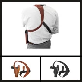 Uyguna-Yakala Sig Sauer P226 Savage Dik Kapalı Koltuk Altı Tabanca Kılıfı-VAK.395 thumbnail 2