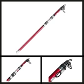 Uyguna-Yakala  100-200 Gr Protackle Redmark 4.20 Mt Teleskopik Karbon Surf Kamış-AMS.048 - 1