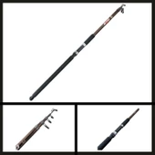 Uyguna-Yakala 60-120 Gr Protackle Beacon 2.70 Mt Teleskopik Kamış Kahve-AMS.037 - 1