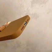 iPhone 12 Kılıf 3D M Bear Kamera Korumalı Silikon Kapak - 9