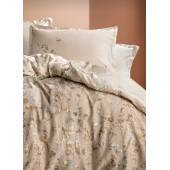 Yataş Bedding Katrina Bej Pamuk Saten Nevresim Takımı - 3