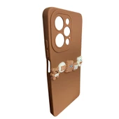 iPhone 14 Pro Max Kılıf 3D M Bear Kamera Korumalı Silikon Kapak - 6