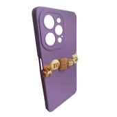 iPhone 14 Pro Max Kılıf 3D M Bear Kamera Korumalı Silikon Kapak - 3