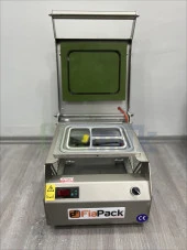 Fiapack Tabak Kapatma Makinesi Paslanmaz 227x178 mm 3 Bölmeli - 2