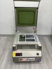 Fiapack Tabak Kapatma Makinesi Paslanmaz 227x178 mm 3 Bölmeli - 4