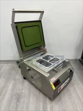 Fiapack Tabak Kapatma Makinesi Paslanmaz 227x178 mm 3 Bölmeli - 5