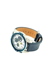 Fenerbahçe Orijinal Lacivert Deri Kordonlu Multifonksiyon Kol Saati Hediyelik Ahşap Kutulu - 3