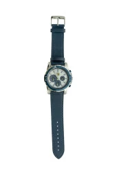 Fenerbahçe Orijinal Lacivert Deri Kordonlu Multifonksiyon Kol Saati Hediyelik Ahşap Kutulu - 4