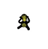 El Yapımı Mini Murano Cam Maymun Biblo A171-08 thumbnail 1