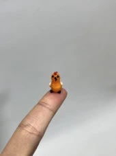 El Yapımı Mini Murano Cam Tavuk Biblo A171-10 - 4