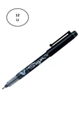 Pilot Kalem V-Signpen İmza Kalemi Siyah 12'li - 2