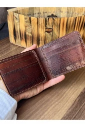El Yapımı Hakiki Deri Cüzdan - 2