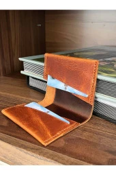 El Yapımı Hakiki Deri Cüzdan - 3