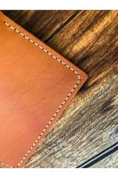 El Yapımı Hakiki Deri Klasik Cüzdan - 5