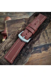 El Yapımı Deri Saat Kordonu - 2