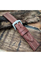 El Yapımı Deri Saat Kordonu - 3