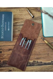 El Yapımı Deri Kalemlik - 1