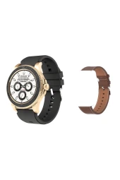 Samsung Galaxy A70 Uyumlu Akıllı Saat Konuşma Özellikli Classic Model thumbnail 1