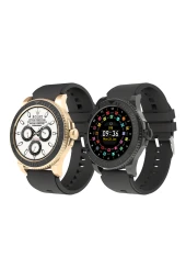 Samsung Galaxy A70 Uyumlu Akıllı Saat Konuşma Özellikli Classic Model thumbnail 6