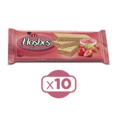 Eti Hoşbeş Çilek Kremalı Gofret 142 g x 10 Adet - 1