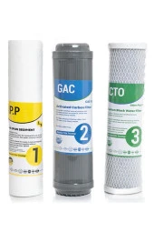 Açık Kasa Su Arıtma Alt 3lü Set Filtre - 1