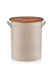 The Mia Prizma Çamaşır Sepeti Karamel 54x43x35 cm - 1