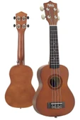 Midex UKX-901M Brown Soprano Ukulele (Askı Çanta Metod Pena) thumbnail 3
