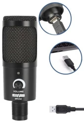 Lastvoice BM350 STA RGB Set Stüdyo Condenser Usb Pc Mikrofonu (Stand ve Filtreli) - 3
