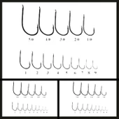 Uyguna-Yakala 100 Adet Shark 505 No: 3 Bronz İğne-İĞN.275 thumbnail 1