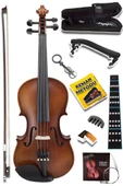Midex LMA-544TYS 1/2 Profesyonel Keman 2/4 Çocuk Kemanı 8-10 Yaş (Yastık Susturucu Yedek Tel Çanta Yay Reçine Metod) thumbnail 1