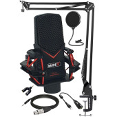 Midex GMX-1ST Condenser Stüdyo Mikrofonu PC ve Telefon (Stand ve Filtreli) - 1