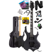 Midex Force Masif Ağaç Üst Seviye Elektro Gitar H-H Profesyonel Full Set Aksesuarlı - 2