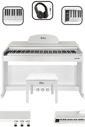 Midex PLX-190WH Dijital Piyano 88 Tuşlu Beyaz Tuş Hassasiyetli Çekiç Aksiyonlu - 4