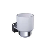 Bocchi Ferrara Diş Fırçalık Buzlu Cam -Krom 3005 0003 thumbnail 1