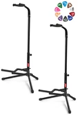 Lastvoice Gtr-01X 2Lİ SET Enstrüman Bağlama Gitar Standı Sehpası + 10 Pena) - 1