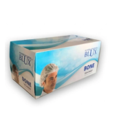 BLUX 100 ADET TEK KULLANIMLIK 42 CM BEYAZ TEK LASTİK BONE - 1