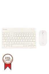 TORİMA Beyaz TMK-04 Kablosuz Klavye Ve Mouse Seti - 1