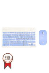 TORİMA Mor TMK-04 Kablosuz Klavye Ve Mouse Seti - 1