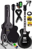 Midex GRX-200BK-BAG Üst Segment Les Paul Kasa Elektro Gitar Set Masif Ağaç (HH) thumbnail 1
