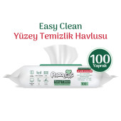 Easy Clean Beyaz Sabun Katkılı Yüzey Temizlik Havlusu 100 Yaprak - 1