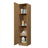 Midoser Yaman Atlantik Çam Tek Kapaklı 4 Raflı Çok Amaçlı Mutfak Kiler Ve Banyo Dolabı - 3