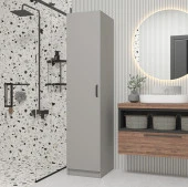 Midoser Yaman Luna Tek Kapaklı 4 Raflı Çok Amaçlı Mutfak Kiler Ve Banyo Dolabı - 2