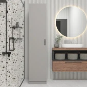 Midoser Yaman Luna Tek Kapaklı 4 Raflı Çok Amaçlı Mutfak Kiler Ve Banyo Dolabı - 3