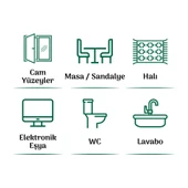 Paddlers Easy Clean Beyaz Sabun Katkılı Yüzey Temizlik Havlusu 2x100 (200 Yaprak) thumbnail 4