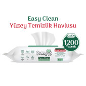 Easy Clean Beyaz Sabun Katkılı Yüzey Temizlik Havlusu 12x100 (1200 Yaprak) - 1