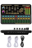 Midex MX-2020 Platinium Set Efektli Ses Kartı Mikrofon Stand Kayıt Canlı Yayın Seti (PC ve Telefon) thumbnail 3