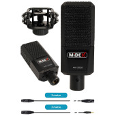 Midex MX-2020 Diamond Set Efektli Ses Kartı Mikrofon Kulaklık Stand Kayıt Canlı Yayın Seti (PC ve Telefon) - 2