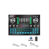 Midex MX-2020 Diamond Set Efektli Ses Kartı Mikrofon Kulaklık Stand Kayıt Canlı Yayın Seti (PC ve Telefon) - 3