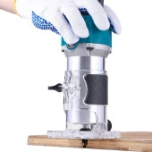 Germany 3000W 6 Kademe Devir Ayarlı Formika Traşlama El Tipi Freze Makinası Pens 6mm + Yedek Kömür - 1
