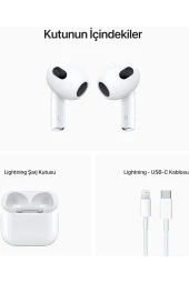 Apple Airpods 3. Nesil Kablosuz Kulaklık (Lightning Şarj Kutulu Versiyon) MPNY3TU/A - 3